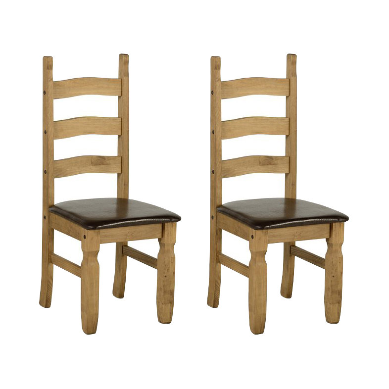 Andover Mills Montpelier Solid Pine Upholstered Dining Chair & Reviews
